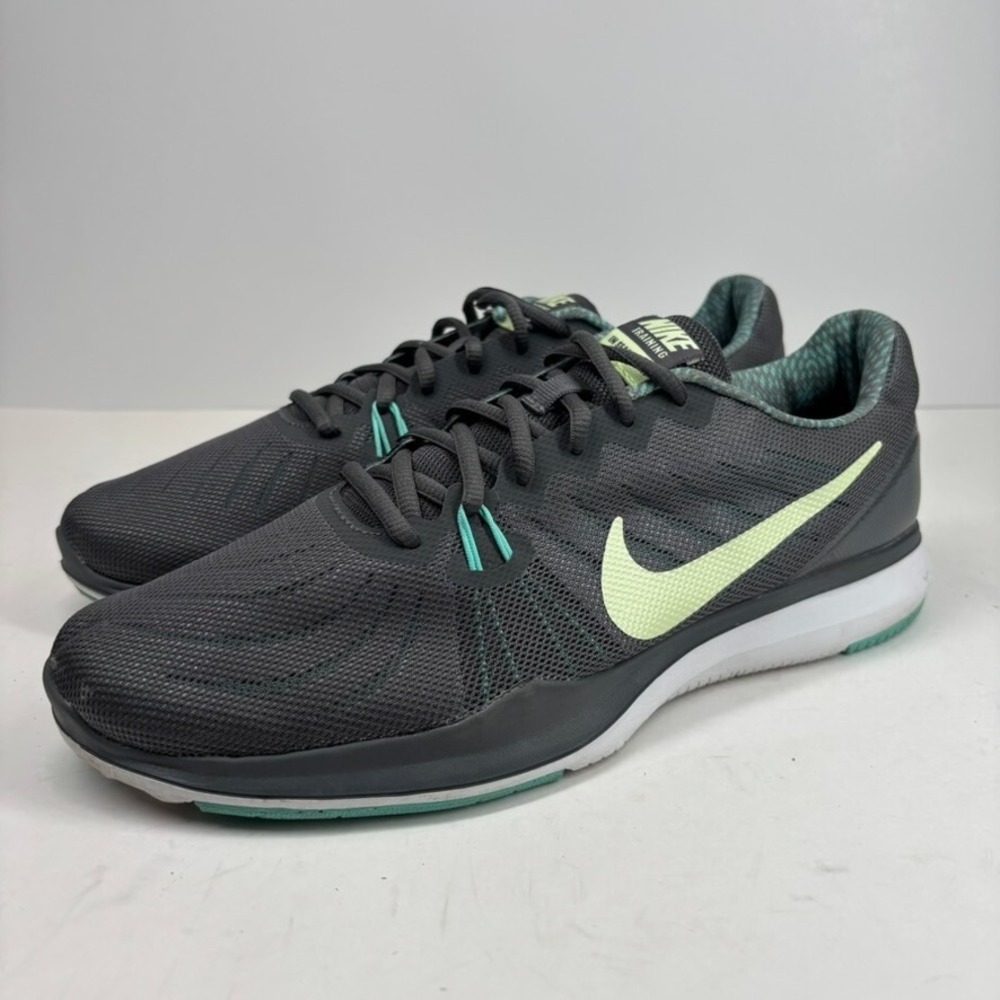 Nike In-Season TR 7 Women's US 12‎ Grey/Volt Training Running Shoes 909009-003